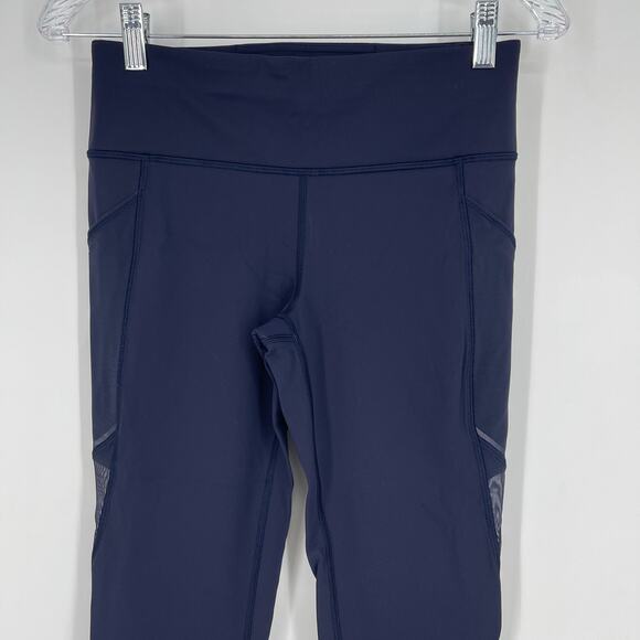 Lululemon Home Stretch Crop 19" Size 6 Midnight Blue - Picture 3 of 9